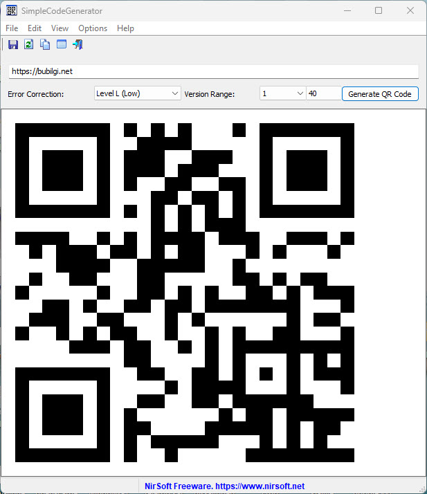 simplecodegenerator qr-kod oluşturucu